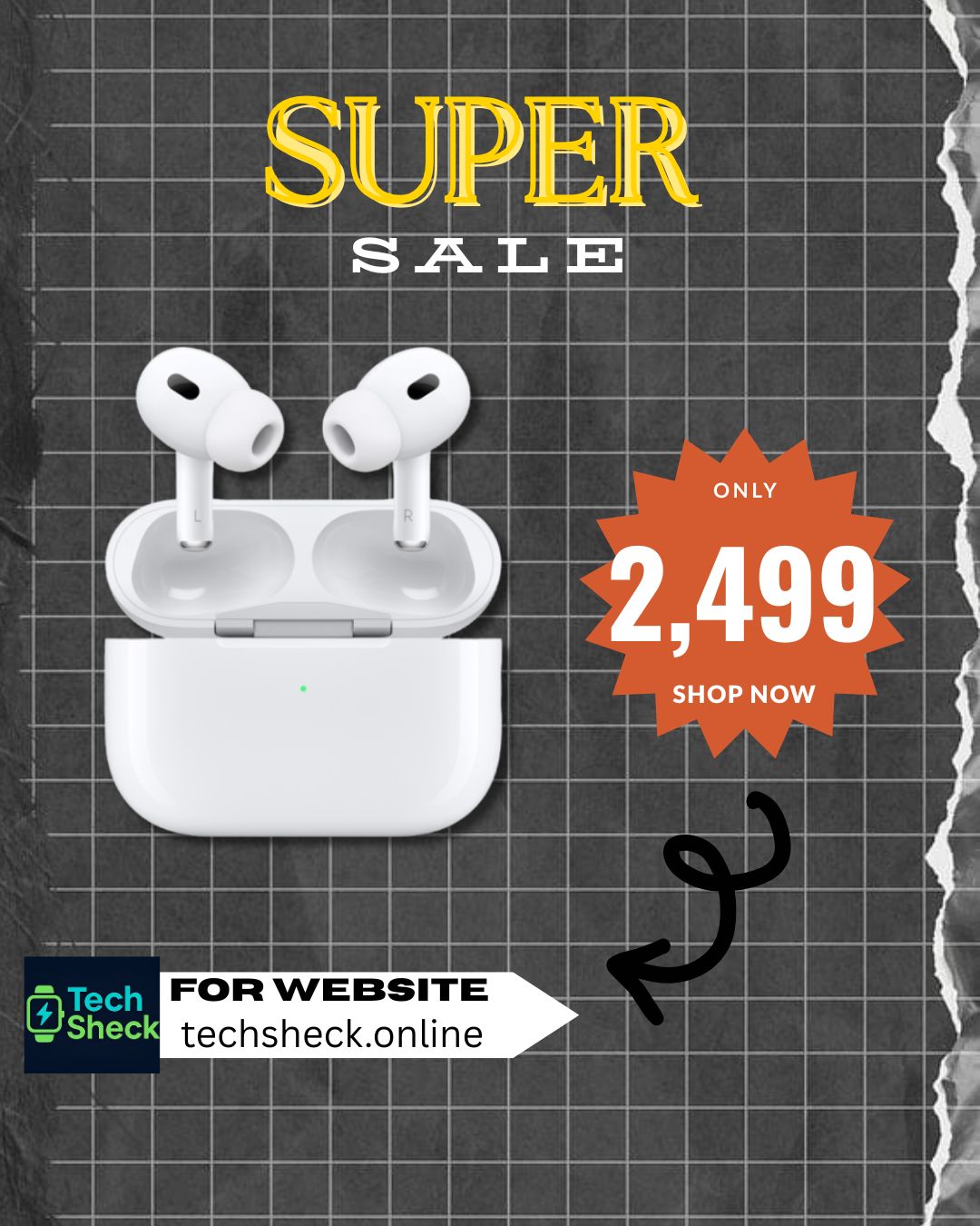 AirPods Pro 2 – Premium Sound, Noise Cancellation & FREE Shipping!