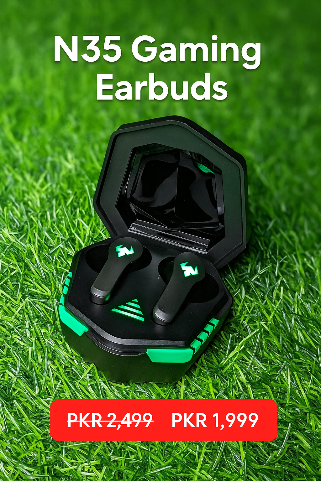 🎧 N35 Gaming Buds – RGB Power, Zero Lag, Free Shipping!