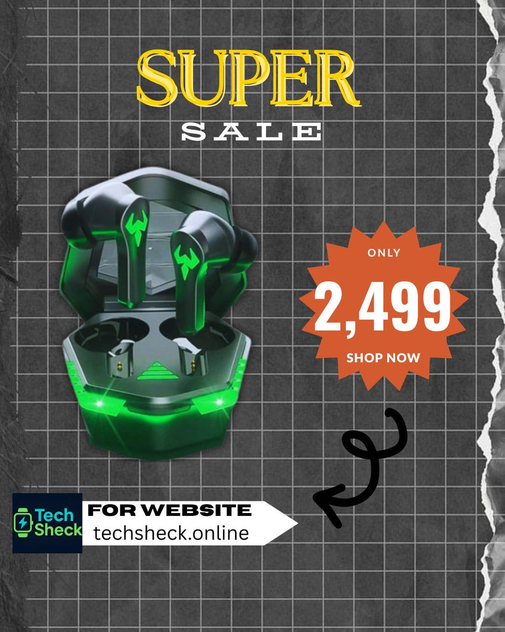 🎧 N35 Gaming Buds – RGB Power, Zero Lag, Free Shipping!